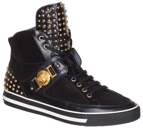 versace sneakers mens price|Versace high top sneakers.